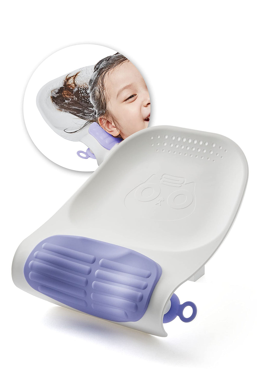 KAMKKO Toyture Shampoo Bowl setup for kids enables comfortable, easier hair washing