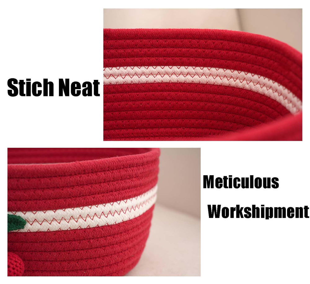 Kamuavni handwoven cotton rope texture feels soft and durable.