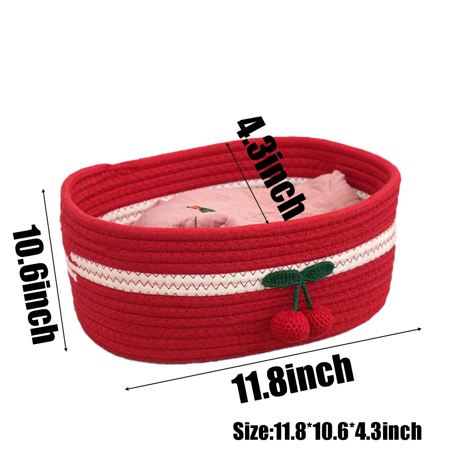 Kamuavni 11.8×10.6×4.3 inch basket keeps shape during storage.