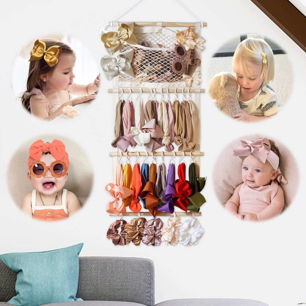 Kangaroo baby gift organizer helps moms find accessories faster.
