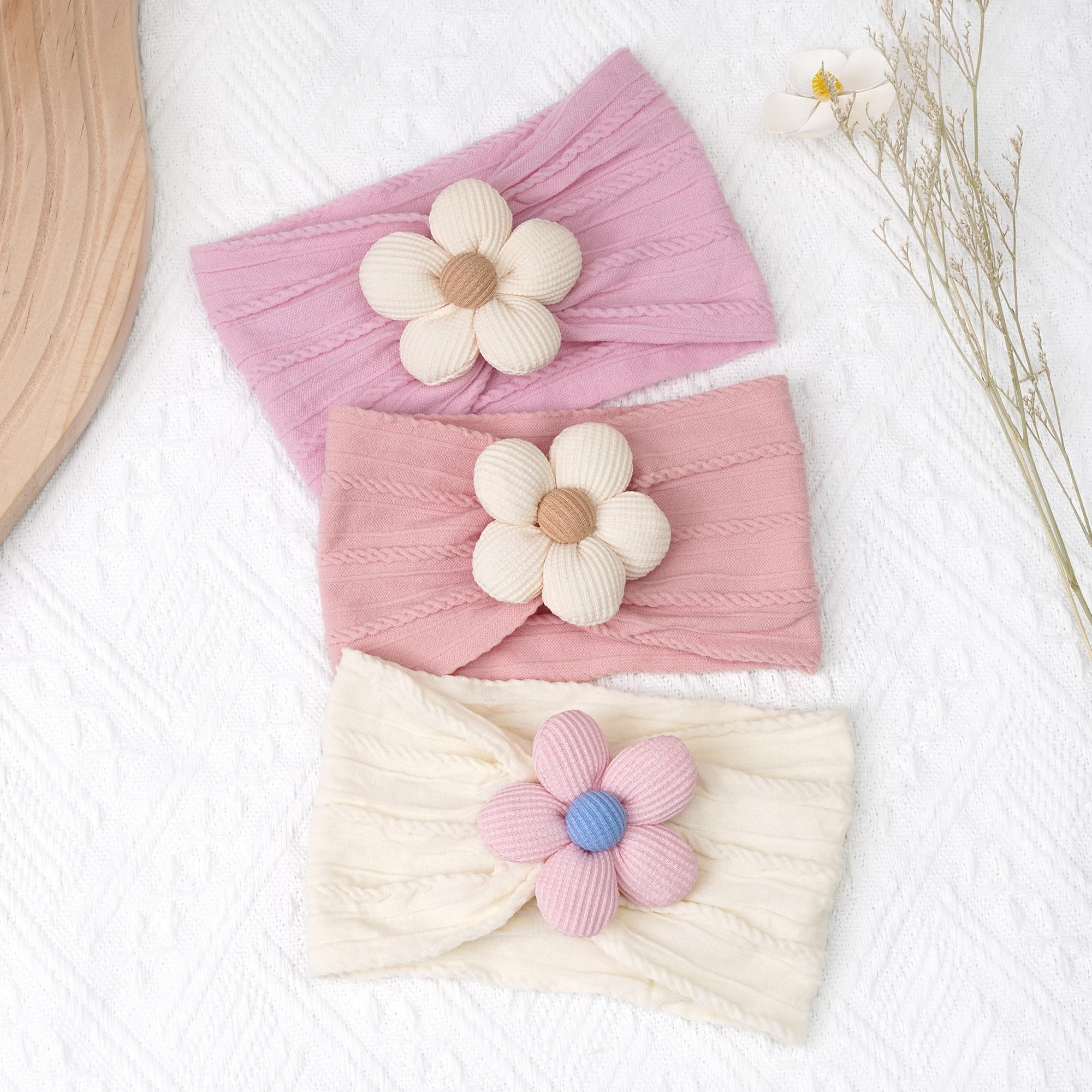 Kangaroo baby girls bows headband adds pastel flair for everyday outfits.