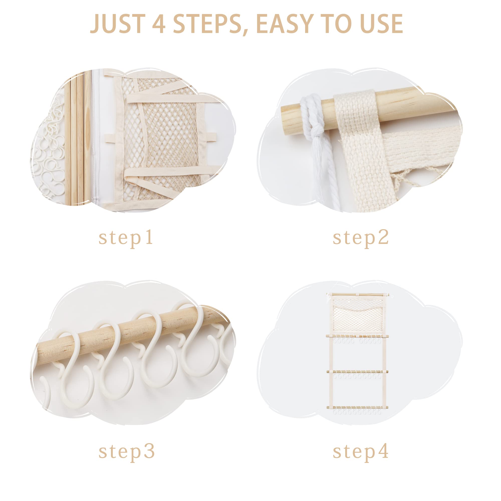Kangaroo durable materials include cotton canvas belt and smooth wooden stick.