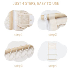 Kangaroo durable materials include cotton canvas belt and smooth wooden stick.