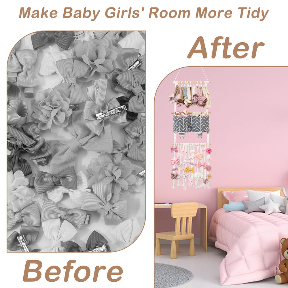 Kangaroo nursery wall organizer shown in a kid-friendly, tidy space.