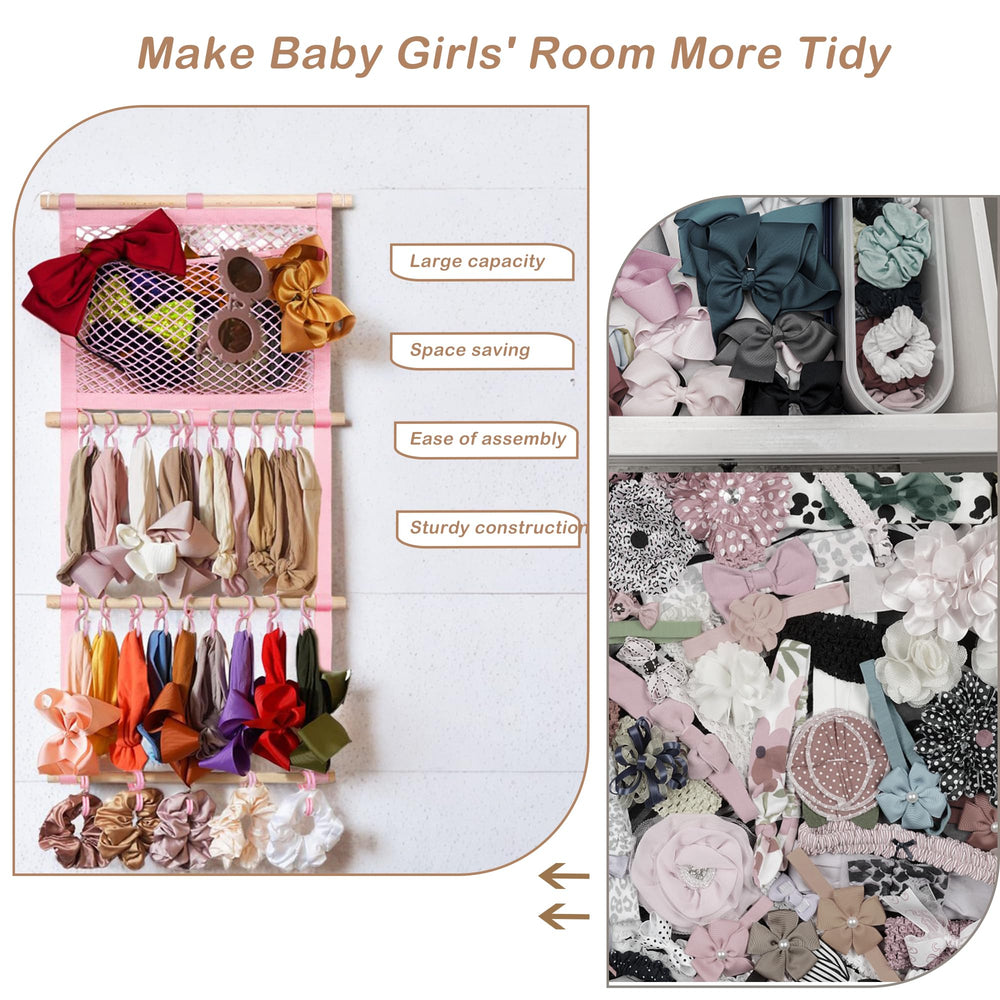 Kangaroo wall-mounted organizer in nursery with sturdy wood.