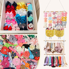 Kangaroo wooden-stick bow organizer keeps bows straight and durable for daily use.