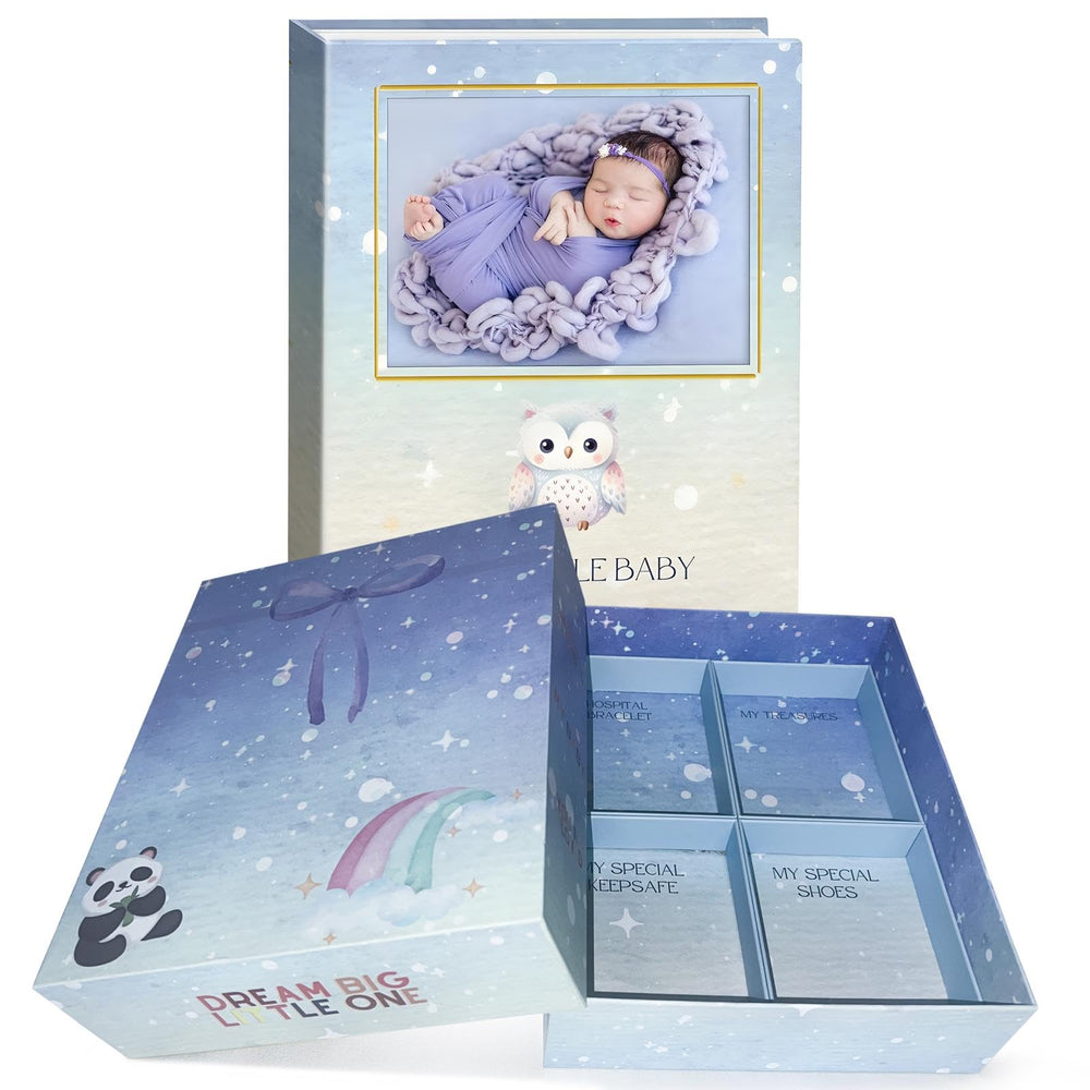 KANI.LEON baby memory book cover—sleek design for timeless keepsakes