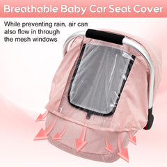 Kaseeous cover with storage bag keeps essentials handy on trips