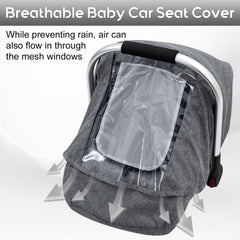 Kaseeous Baby Cover with anti-collapse bar prevents squished face and wobble