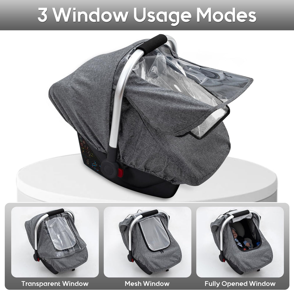 Kaseeous EVA film window ensures clear visibility and easy baby monitoring