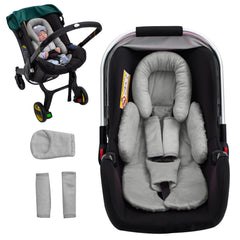 Kaseeous baby head support plush delivers cozy comfort during stroller rides