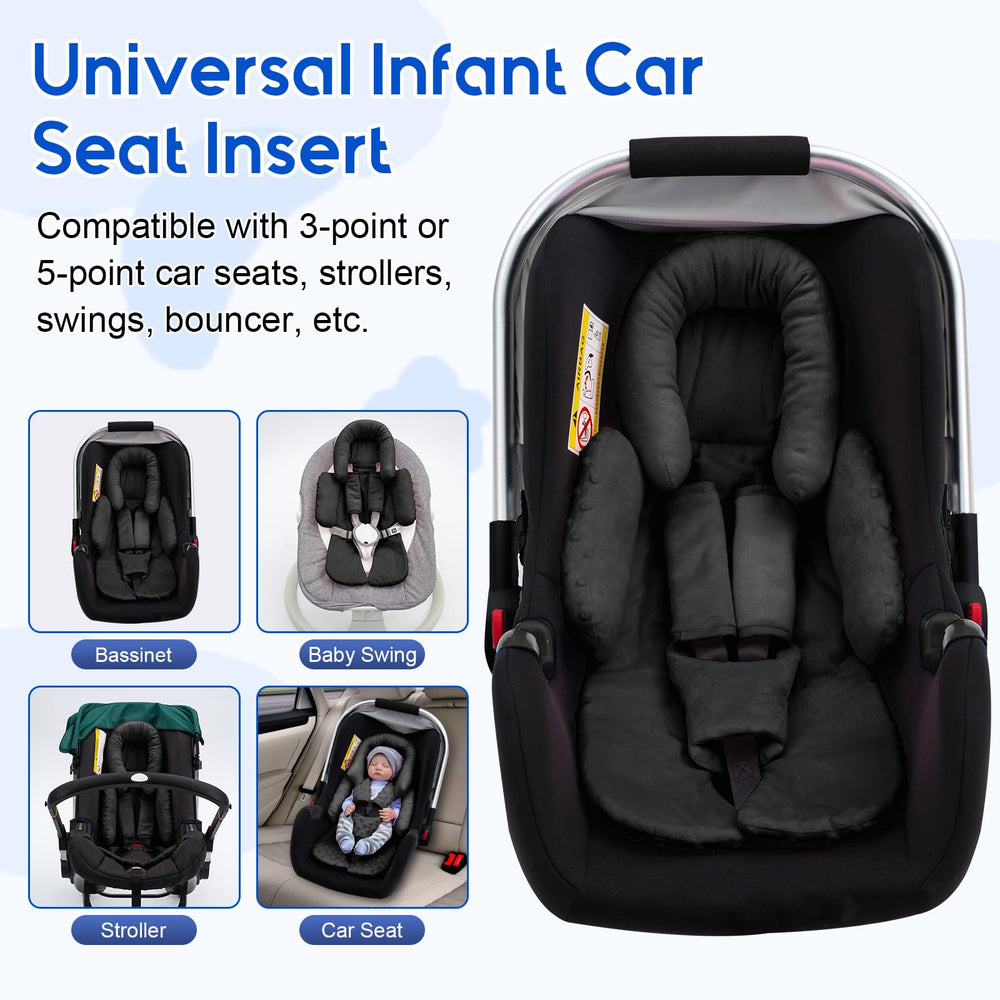 Kaseeous crotch cover provides friction protection during car trips.