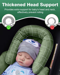Kaseeous head rest ergonomic round design supports neck alignment during journeys.