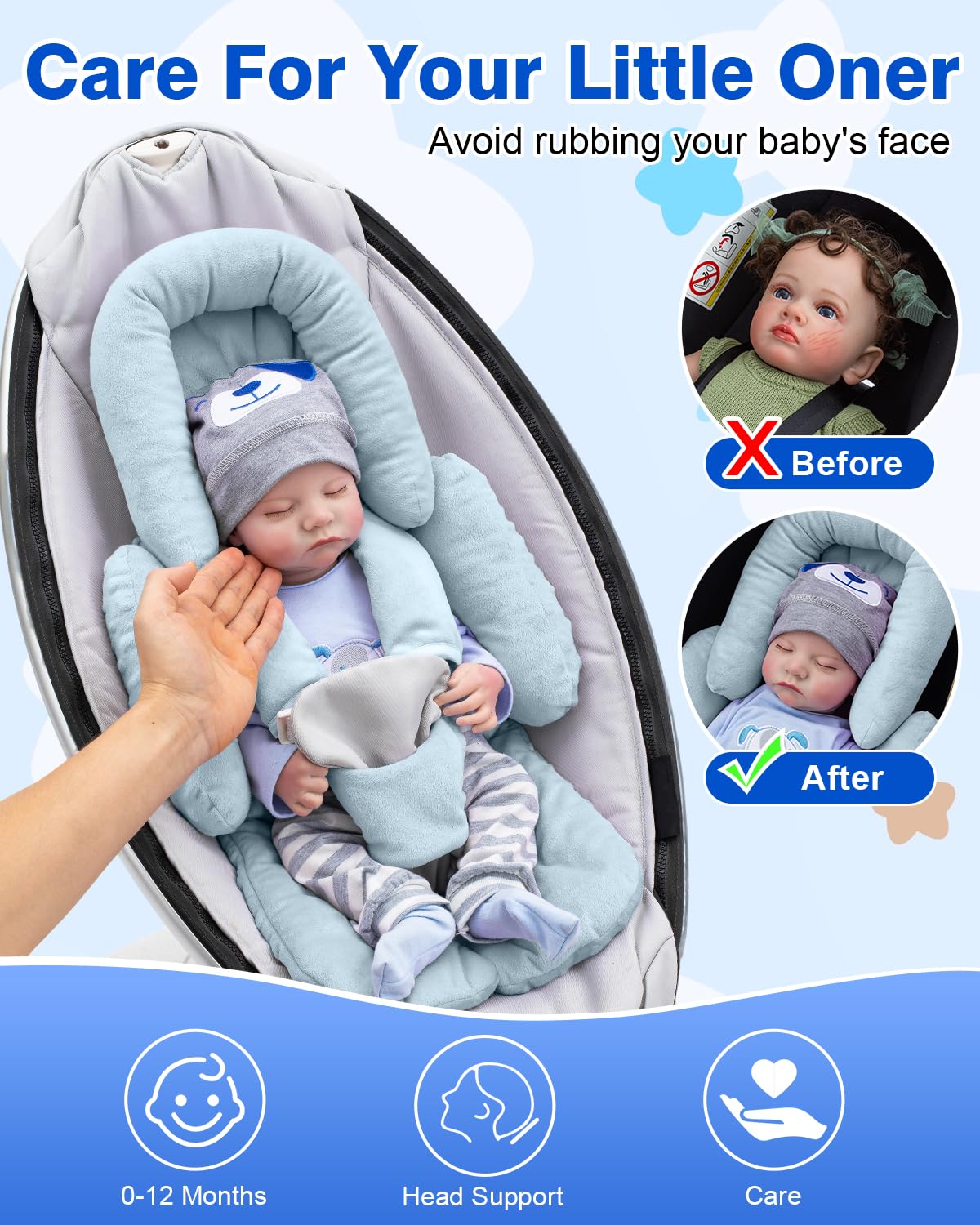 Kaseeous crotch cover shields hips for secure, friction-free rides