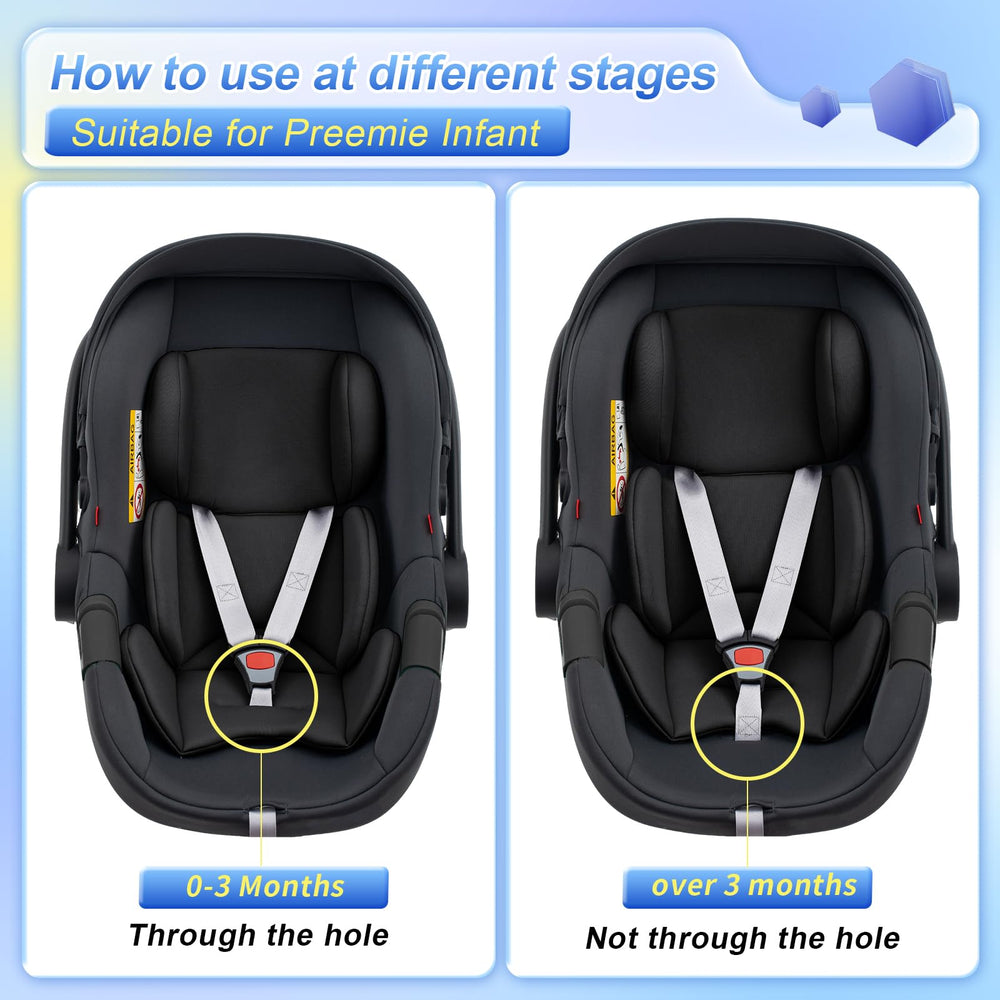 Kaseeous infant seat insert breathable mesh closeup shows airflow