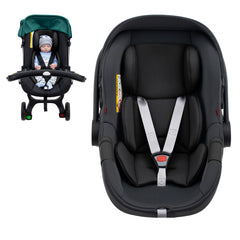 Kaseeous infant seat insert for Doona, front view with enhanced head support