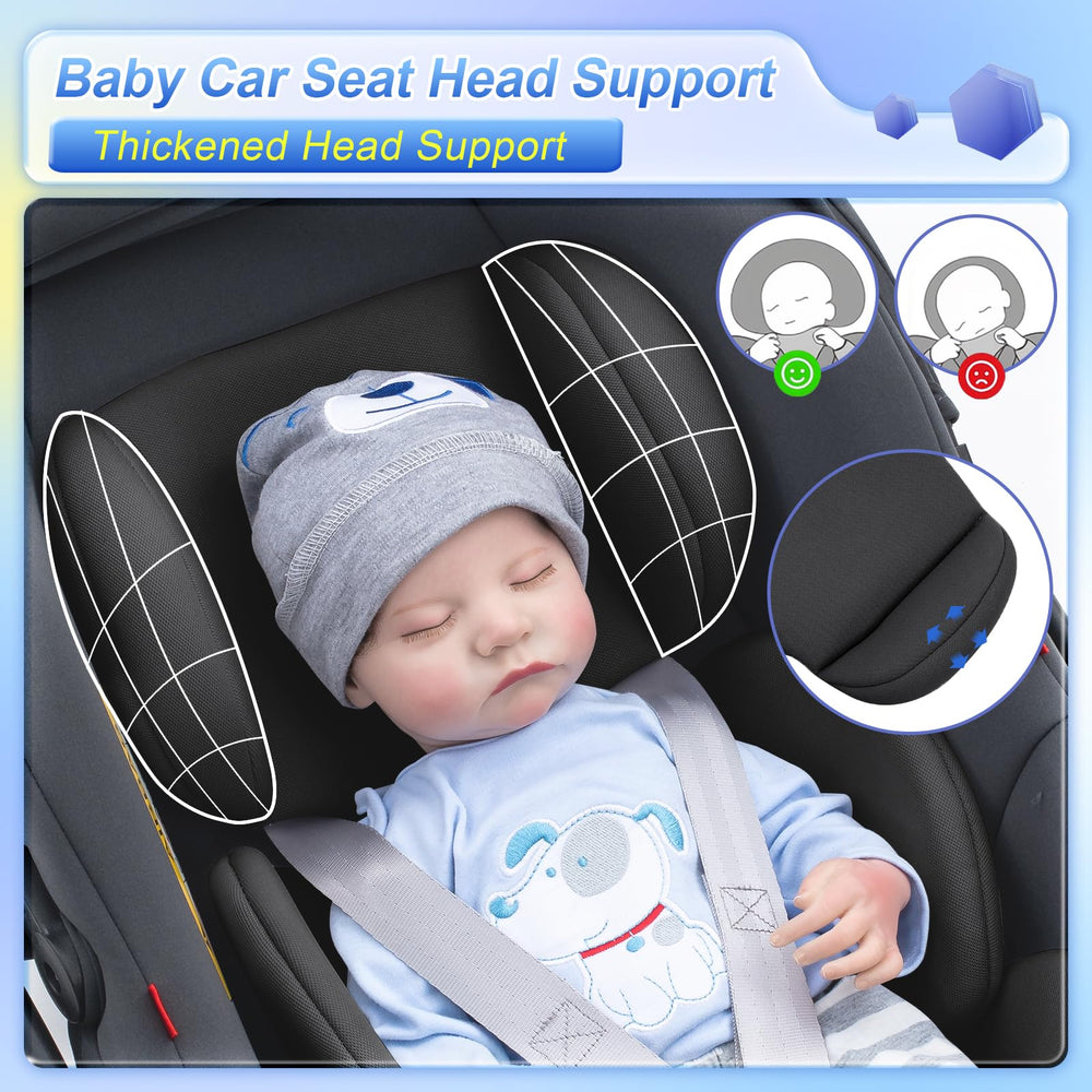 Kaseeous infant seat insert for Doona, side profile with neck stability