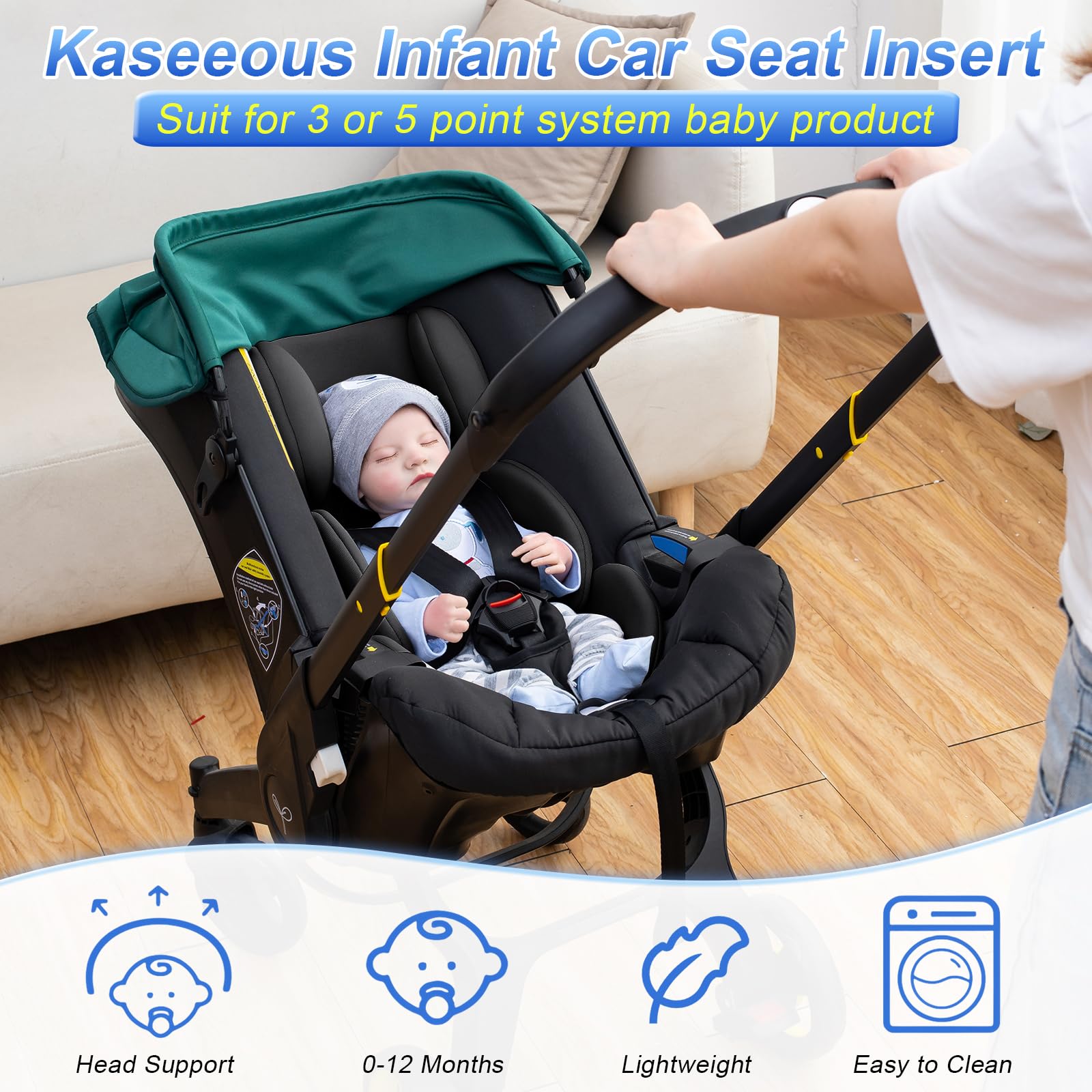 Kaseeous universal-fit insert with major brands showing broad compatibility