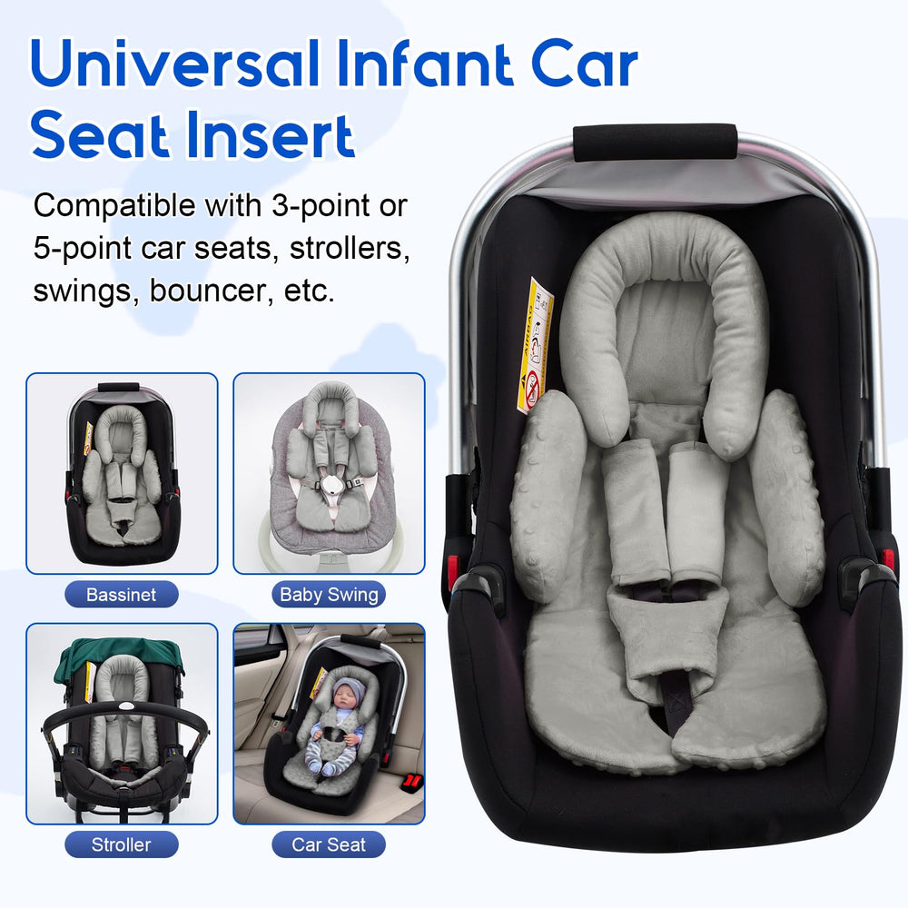 Kaseeous strap covers protect baby's face and neck on the go