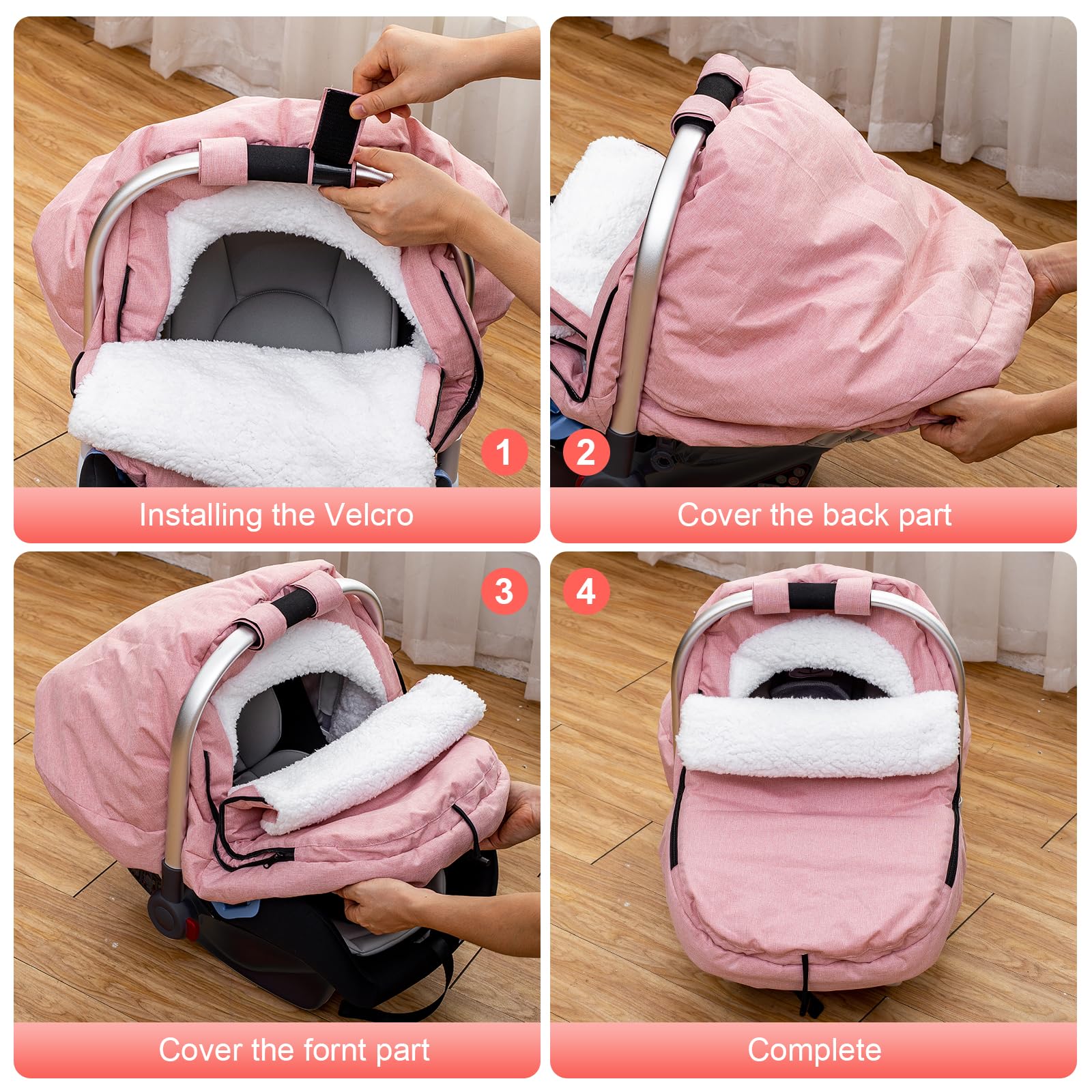 Kaseeous machine-washable cover for easy cleanup after outings