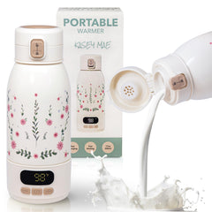 Kasey Mae portable bottle warmer compact design for travel and quick feeds.