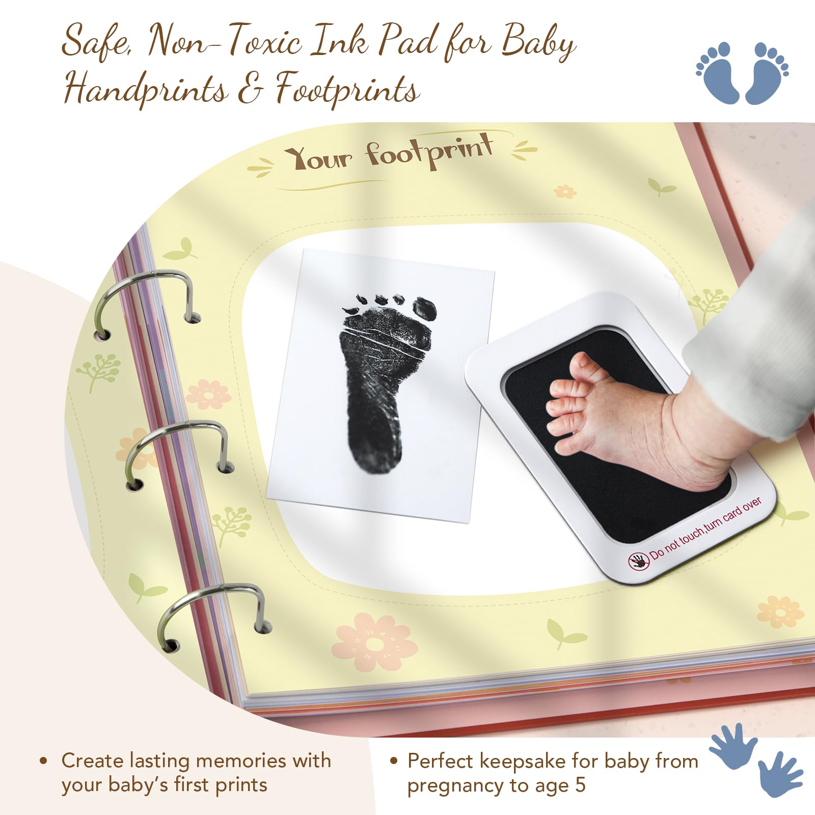 KASFALCI Themed sections guide memories from pregnancy to early school years.