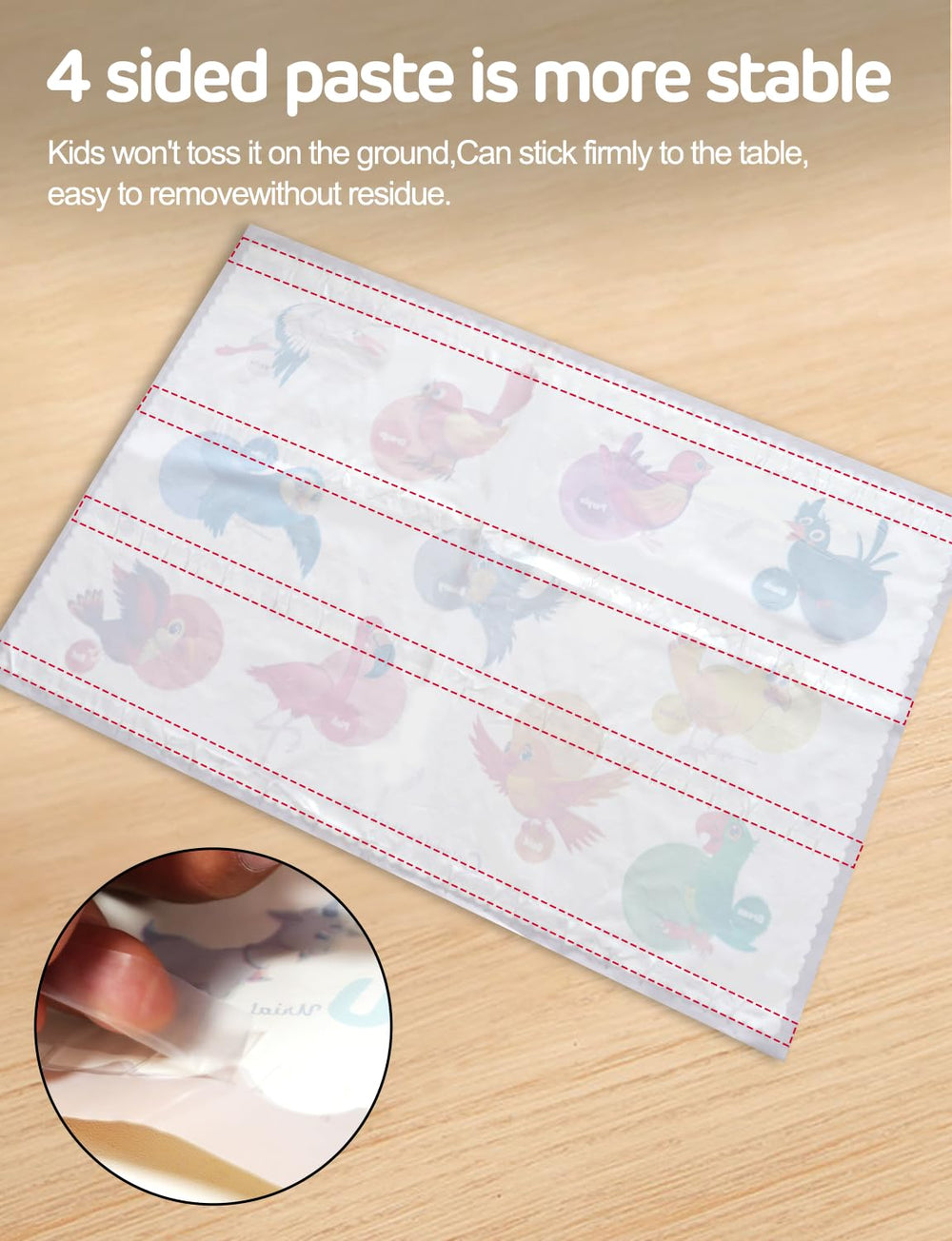 KAshack table-protection placemats help keep dining surfaces clean and safe