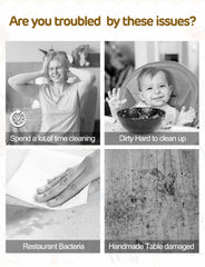 KAshack waterproof and oil-resistant placemats protect tables during meals and crafts