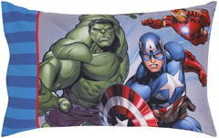 KASIYLUX Avengers pillowcase close-up, standard 20x30 size and print