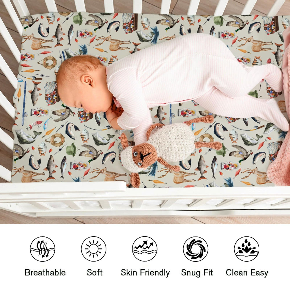 KASTLEE 360-elastic-band crib sheet stays securely in place on standard mattresses