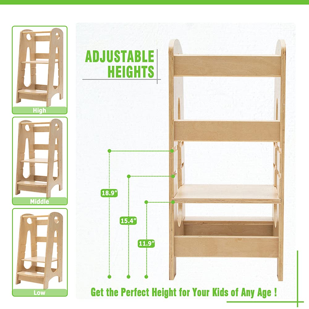 KATARUS kitchen step stool in use for family cooking and shared kitchen tasks.