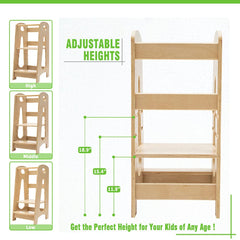 KATARUS kitchen step stool in use for family cooking and shared kitchen tasks.