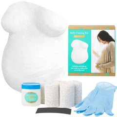 Kate & Milo belly casting kit box with supplies for a keepsake moment.