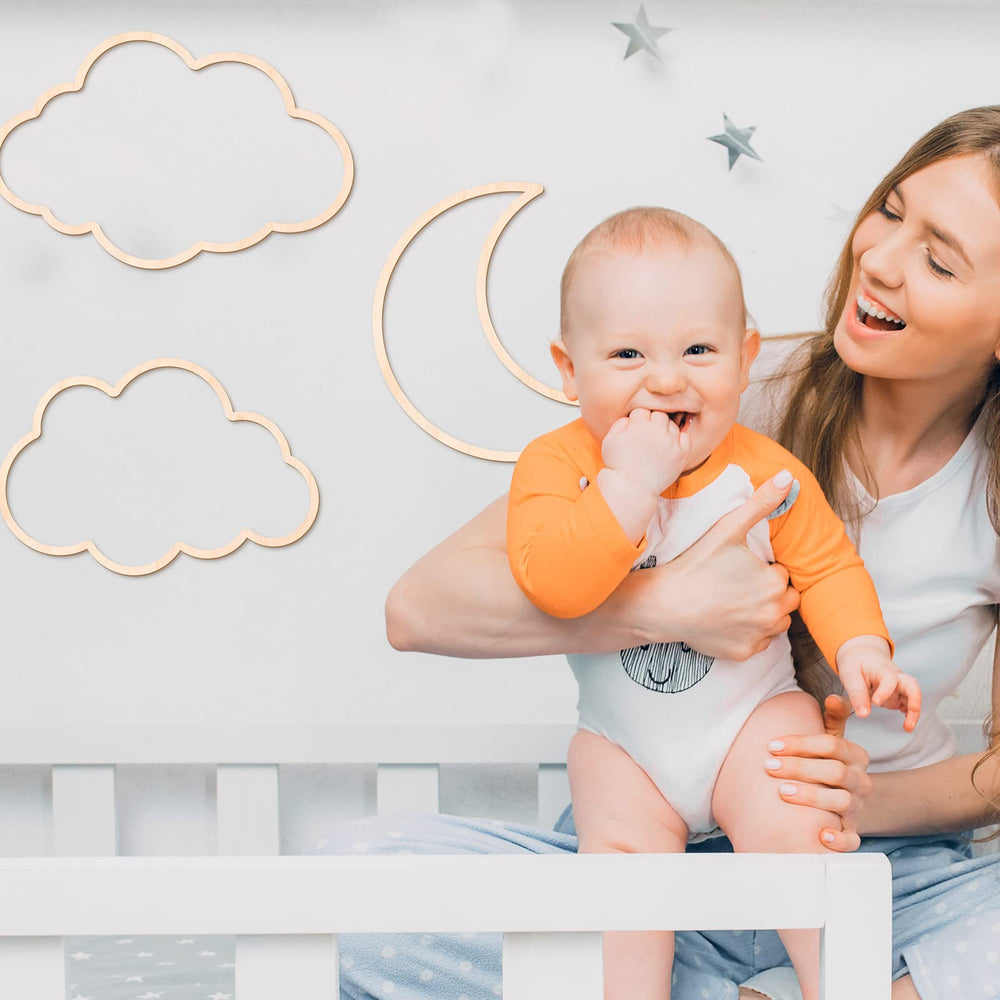 Kathfly rainbow wall decor wooden brightens nurseries with cheerful whimsy.