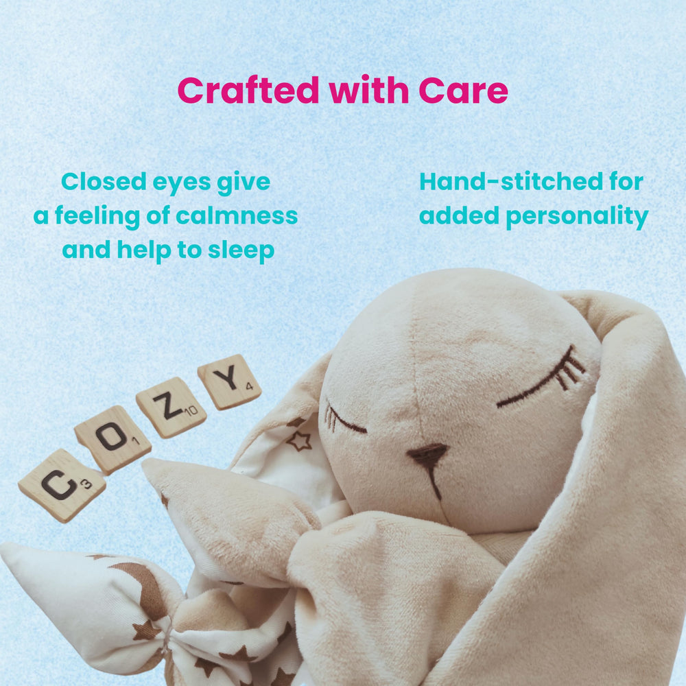 Katiia Joy bunny lovey toddler snuggle — comforting companion for growing little ones