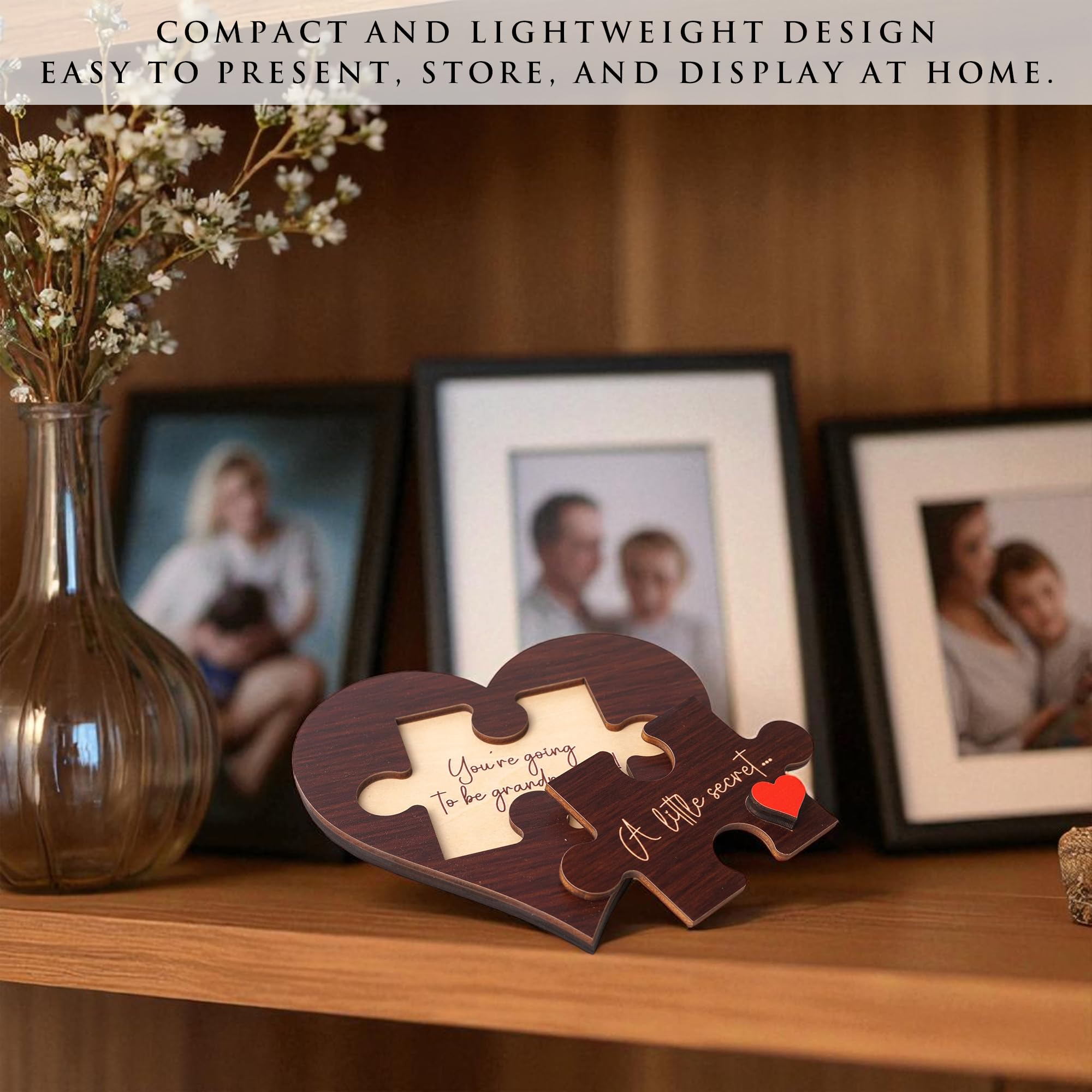 KATINAT grandparents keepsake puzzle offers a lasting reminder of family milestones