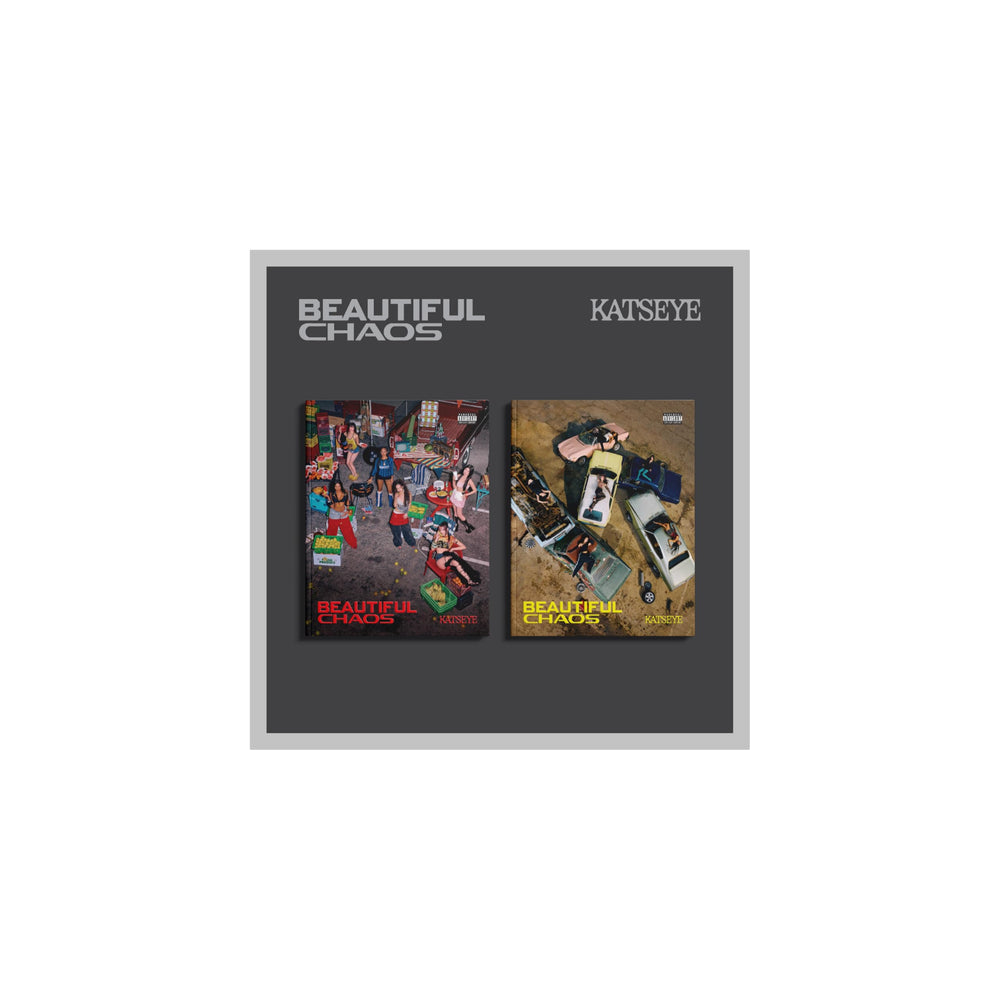KATSEYE Beautiful Chaos 2nd EP cover art, ideal for display and listening inspiration.