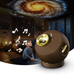 Katuolupi Glaxy Projector creates a ceiling starfield for immersive bedtime ambiance.