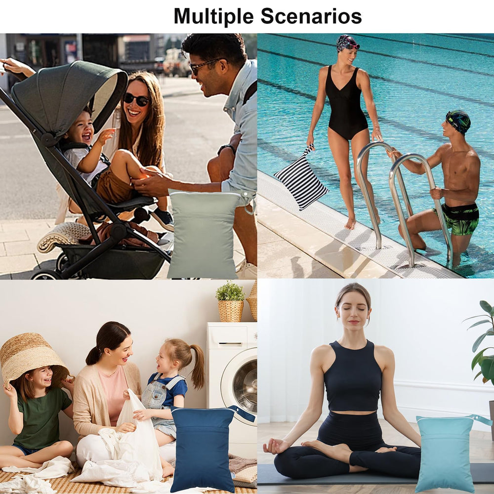Kawigo 3-piece set shown for versatile diaper and travel bag use.