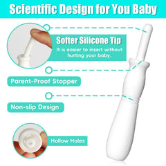 Kaxmyt baby-colic-relief silicone-tube highlights safe silicone design for gentle abdominal relief.