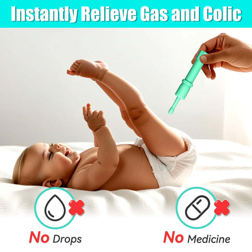 Kaxmyt baby gas-reliever non-slip handle for controlled use