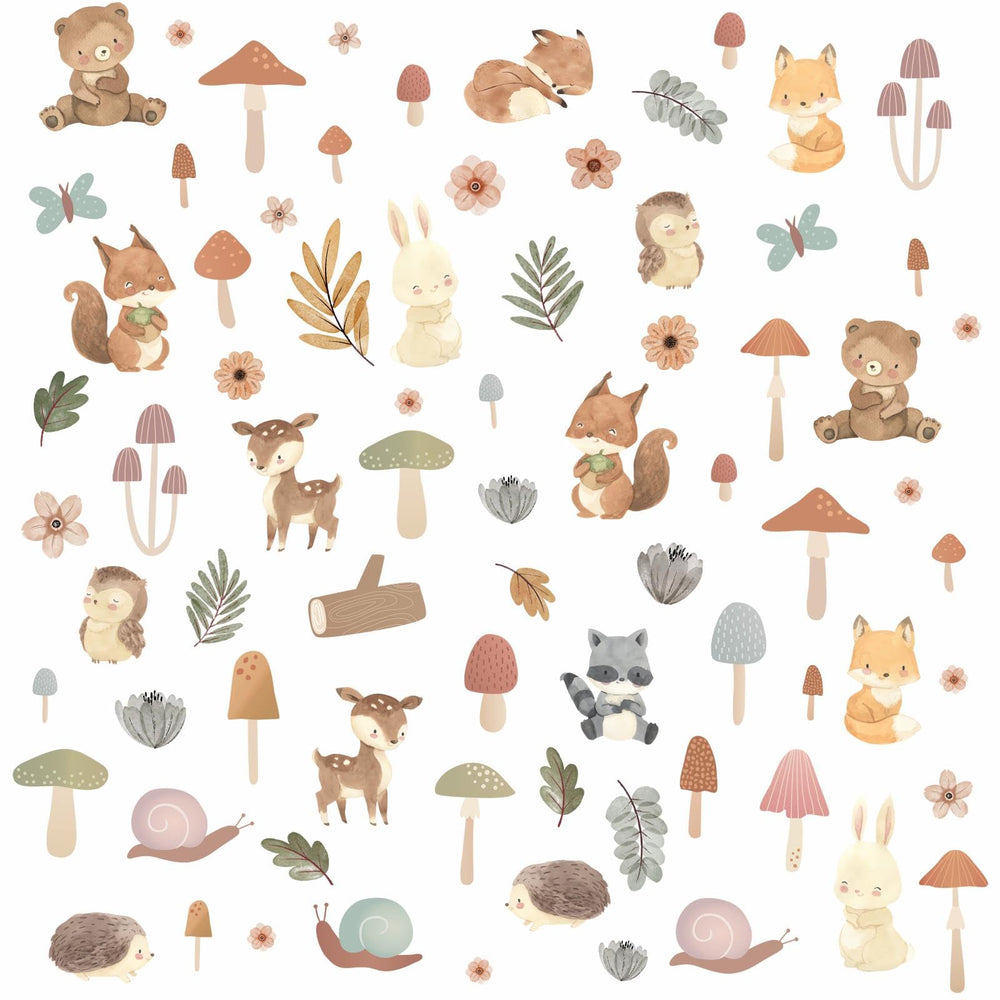 Kazova removable wall decals allow easy updates to a playroom layout