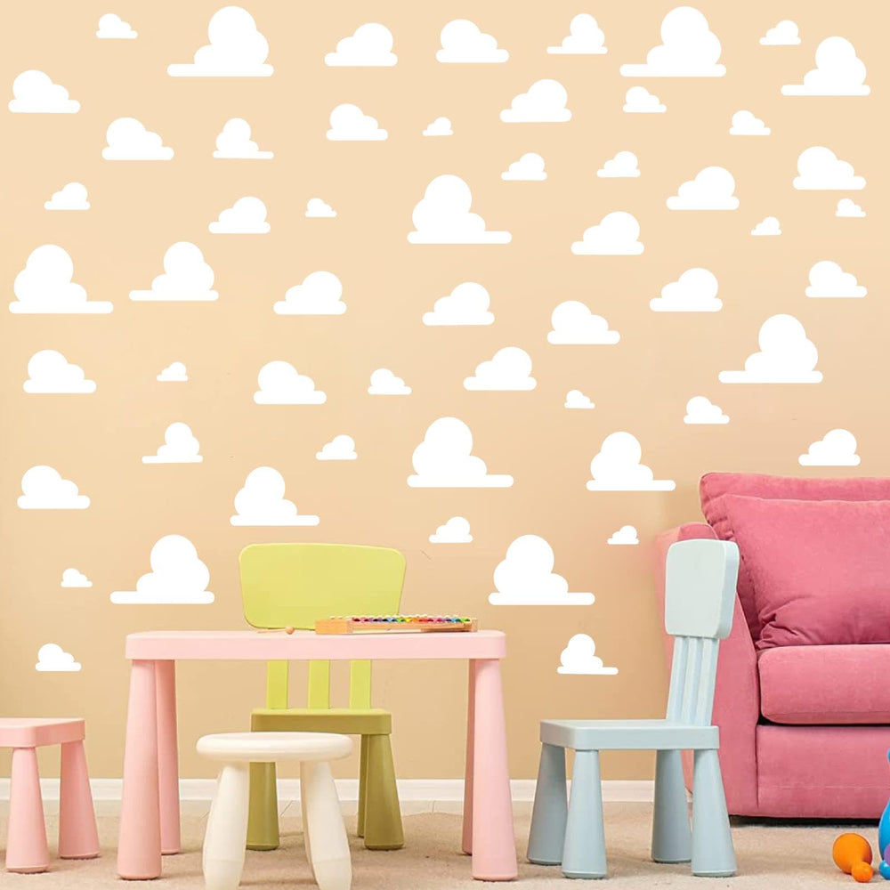 Kazova White Cloud nursery decor creates a soothing backdrop for baby rooms and play areas