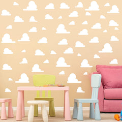 Kazova White Cloud nursery decor creates a soothing backdrop for baby rooms and play areas