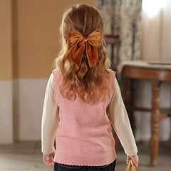 KCHIES baby toddler dress hairbow adds cute charm to everyday outfits