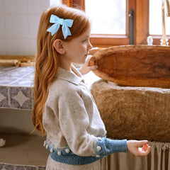 KCHIES baby and toddler velvet bow accessory for cute everyday wear.