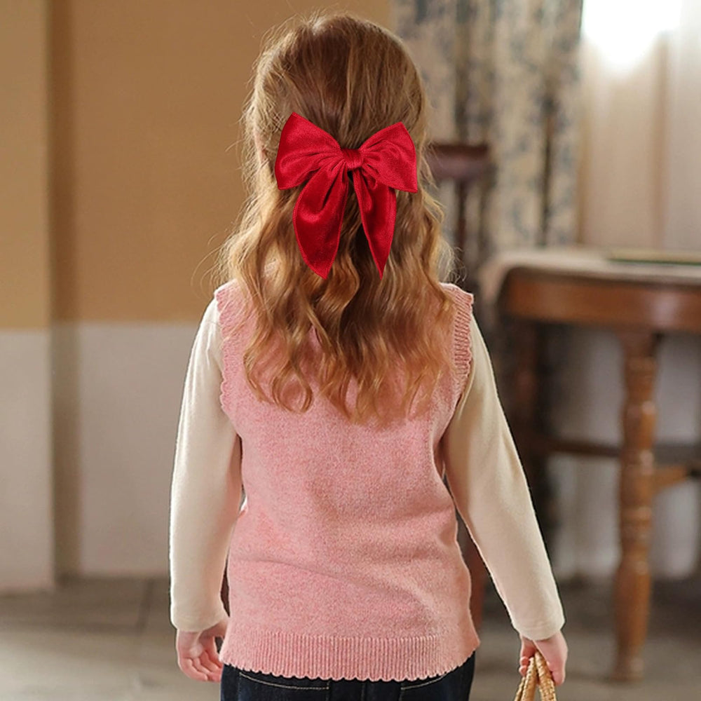 KCHIES velvet bows for babies to women, suited for holidays or photoshoots.