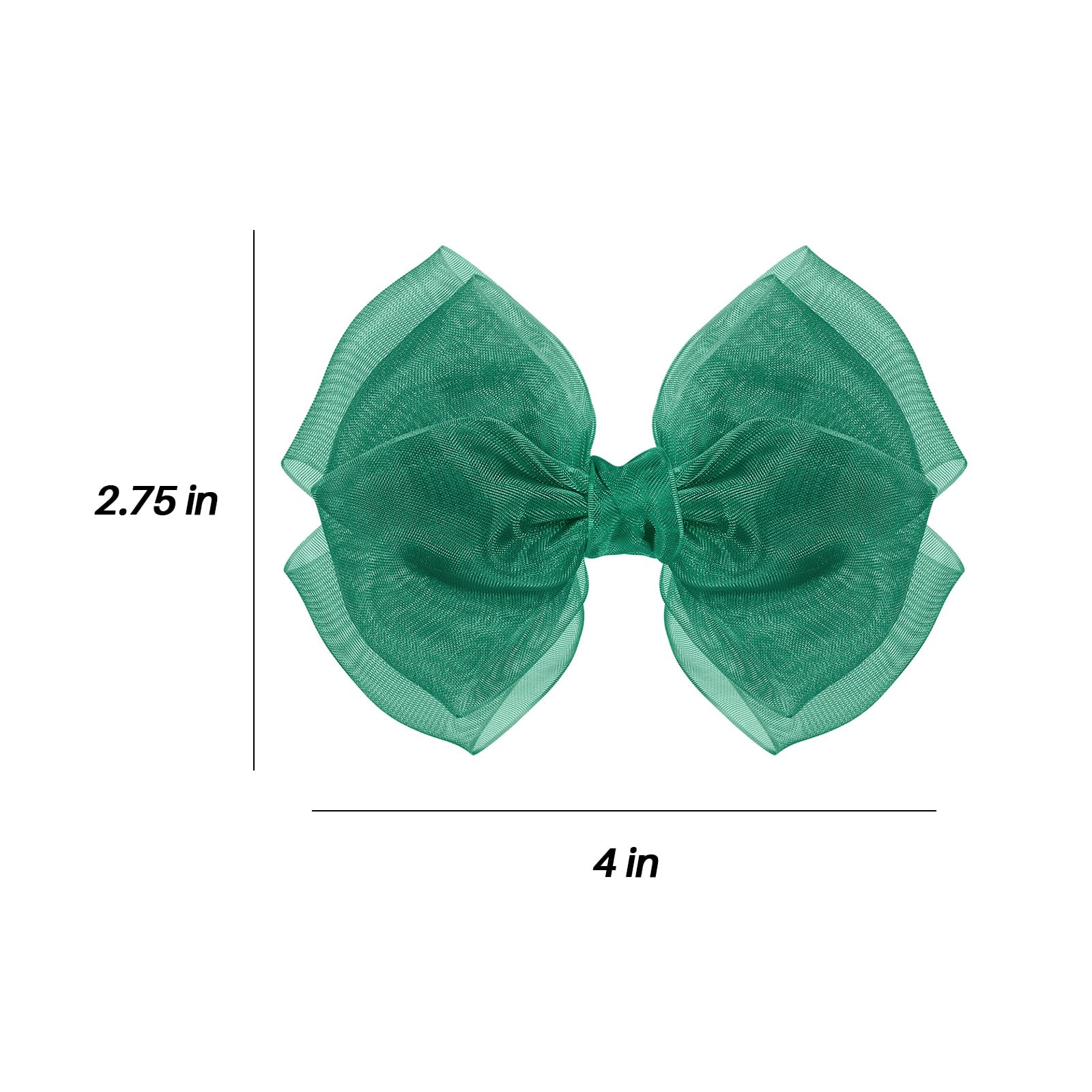 KCHIES Hunter Green Bow for weddings or everyday outfits.