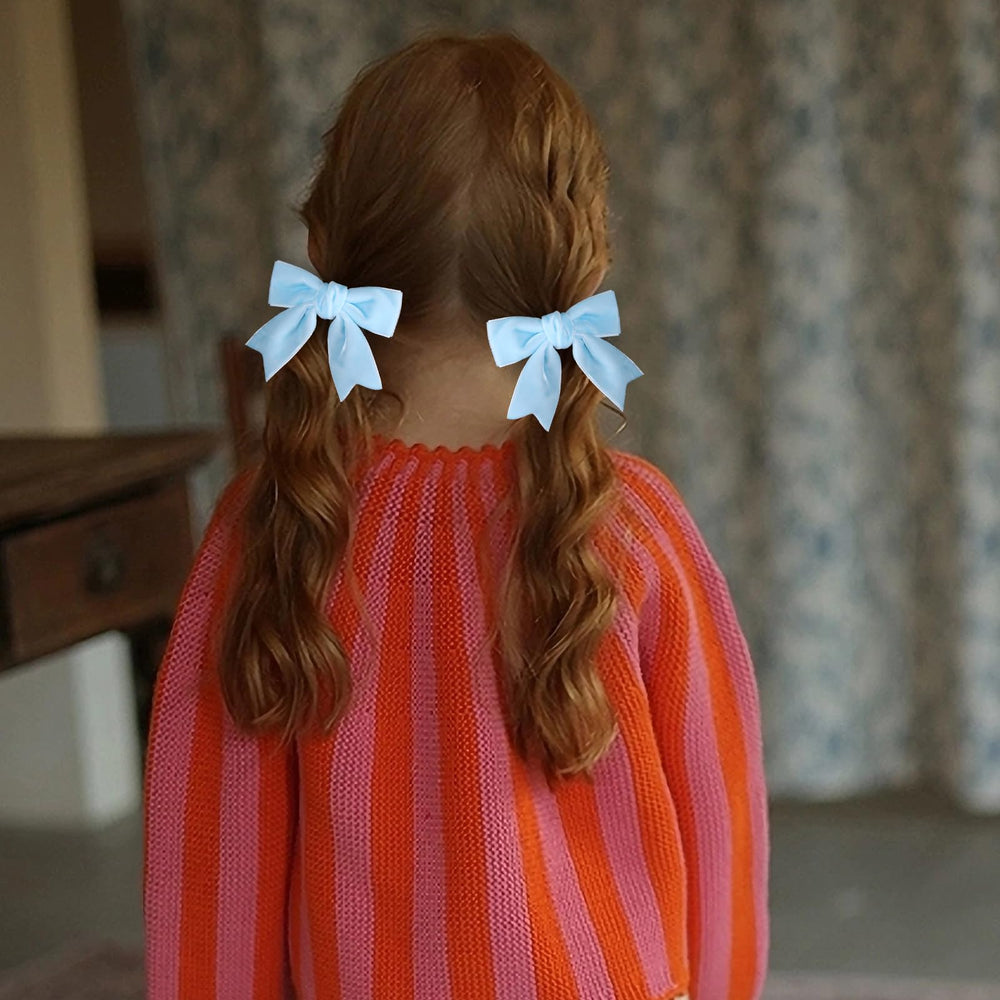 KCHIES velvet bow for wedding party hair accessory adds charm.