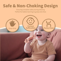 KDTOMOY yellow teething tubes for cheerful chew sessions and motor skills